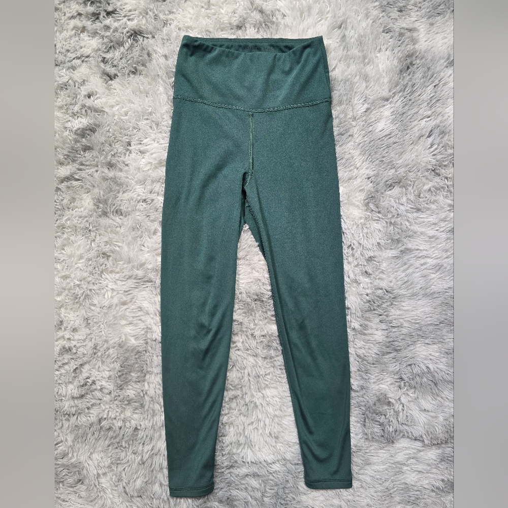 American Eagle Outfitters Teal/Green 7/8 LightweightEverything Legging XS Short